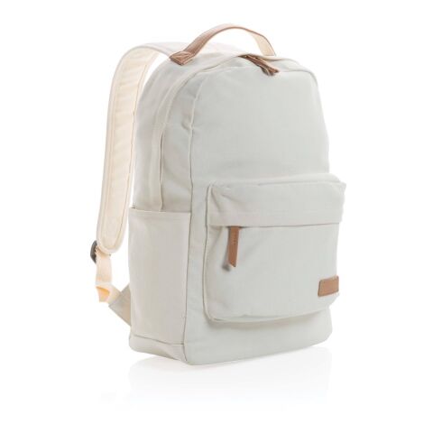 Impact AWARE™ 16 oz. rCanvas Rucksack weiß | ohne Werbeanbringung | Nicht verfügbar | Nicht verfügbar | Nicht verfügbar