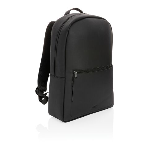 Swiss Peak Deluxe PU Laptop-Rucksack, PVC-frei schwarz | ohne Werbeanbringung | Nicht verfügbar | Nicht verfügbar