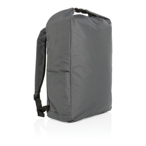 Impact AWARE™ RPET Basic Rolltop-Rucksack grau | ohne Werbeanbringung | Nicht verfügbar | Nicht verfügbar | Nicht verfügbar