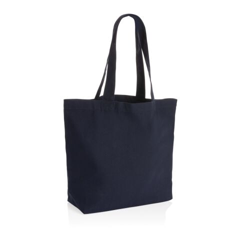Impact Aware™ 240g/m² rcCanvas Shopper + Tasche, ungefärbt marineblau | ohne Werbeanbringung | Nicht verfügbar | Nicht verfügbar | Nicht verfügbar