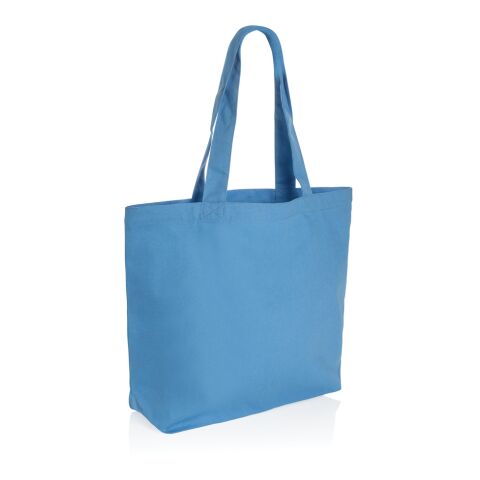Impact Aware™ 240g/m² rCanvas Shopper mit Tasche Ruhiges Blau | ohne Werbeanbringung | Nicht verfügbar | Nicht verfügbar | Nicht verfügbar