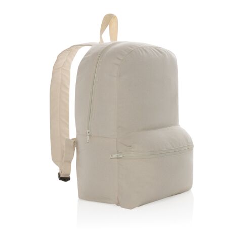 Impact Aware™ 285g/m² Recycled Canvas-Rucksack, ungefärbt weiß | ohne Werbeanbringung | Nicht verfügbar | Nicht verfügbar | Nicht verfügbar