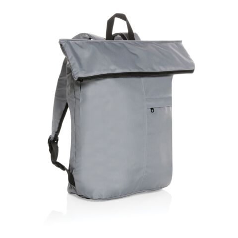 Dillon AWARE™ RPET faltbarer Lightweight-Rucksack grau | ohne Werbeanbringung | Nicht verfügbar | Nicht verfügbar | Nicht verfügbar