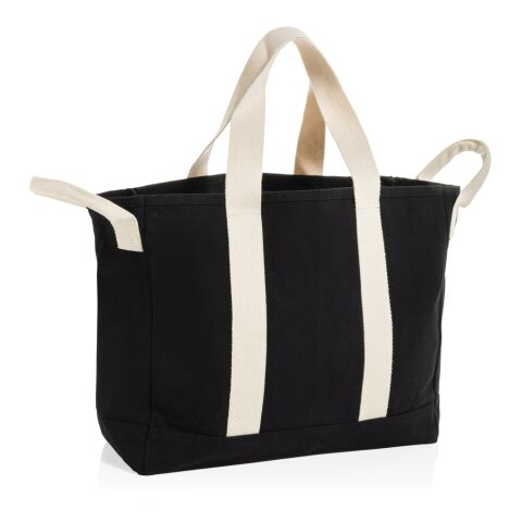 BEAU AWARE™ Strandtasche aus 400gr/m² recyceltem Canvas schwarz | ohne Werbeanbringung | Nicht verfügbar | Nicht verfügbar | Nicht verfügbar