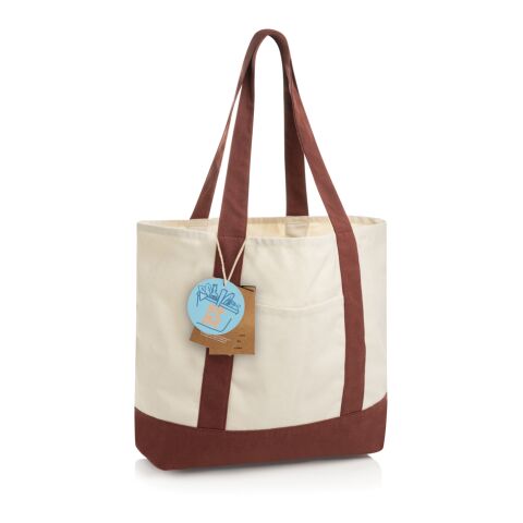 SHOP LOCAL AWARE™ Tasche aus recycelter Baumwolle, 350g/m² burgunderrot