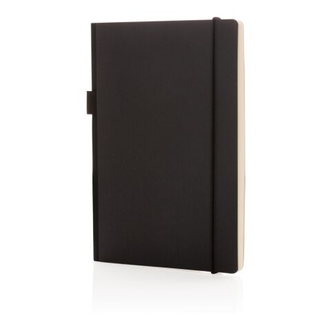 A5 FSC® Deluxe Hardcover Notizbuch schwarz | ohne Werbeanbringung | Nicht verfügbar | Nicht verfügbar