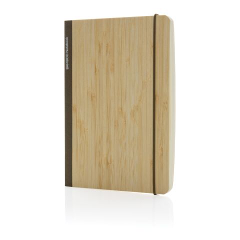 Scribe A5 Notibuch aus FSC Bambus braun