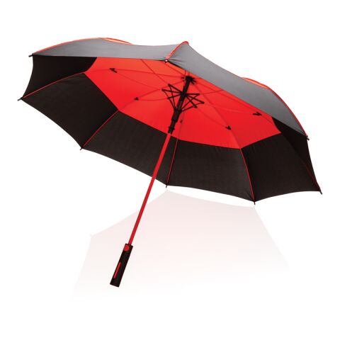 27&quot; Impact AWARE™ RPET 190T Auto-Open Stormproof-Schirm rot | ohne Werbeanbringung | Nicht verfügbar | Nicht verfügbar