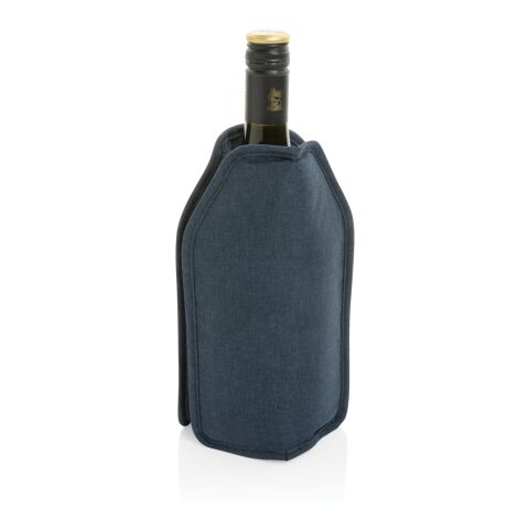 Vino AWARE™ rPET Weinkühler-Sleeve marineblau | ohne Werbeanbringung | Nicht verfügbar | Nicht verfügbar