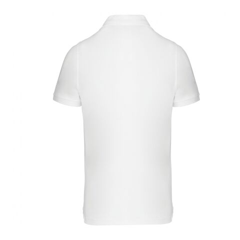 Herren Piqué Cotton Polo weiß | 4XL | ohne Werbeanbringung