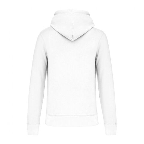 Vegan &amp; Bio Unisex Hoodie weiß | M | ohne Werbeanbringung