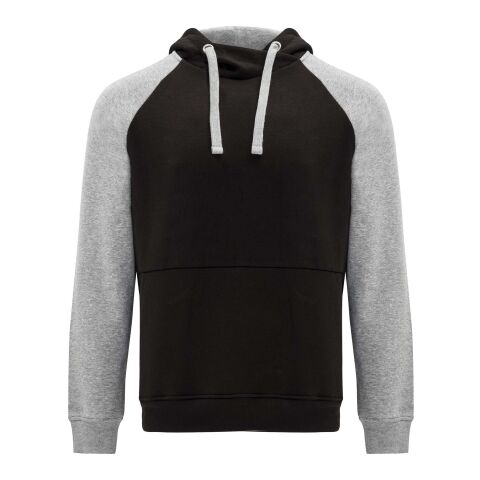 Badet zweifarbiger Kapuzenpullover Unisex Standard | schwarz-heather grau | M | ohne Werbeanbringung | Nicht verfügbar | Nicht verfügbar | Nicht verfügbar