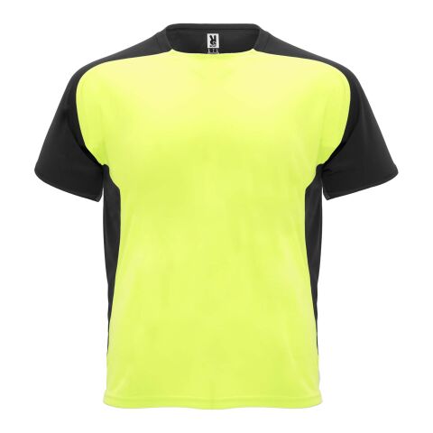 Bugatti T-Shirt Unisex aus recyceltem Material Standard | Fluor Yellow-schwarz | S | ohne Werbeanbringung | Nicht verfügbar | Nicht verfügbar | Nicht verfügbar