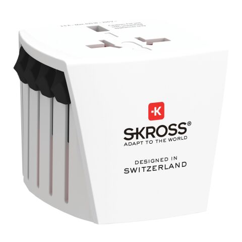 SKROSS World Travel Adapter MUV Micro weiss | ohne Werbeanbringung | Nicht verfügbar | Nicht verfügbar