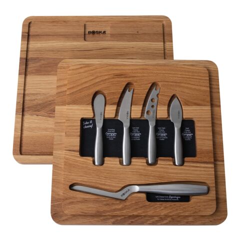 BOSKA Ultimate Cheese Set Small Copenhagen braun-Stahl