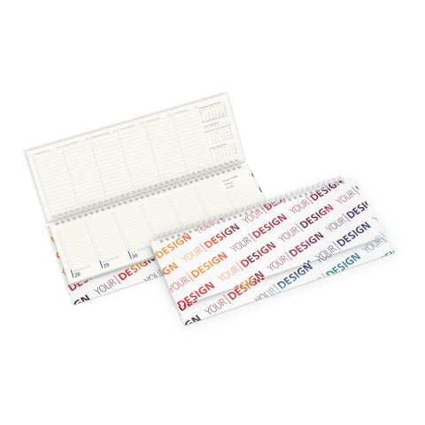 Tisch-Querkalender Compact RECYCLING 1 Woche = 2 Seiten 8–20 Uhr 310 × 135 mm | Nicht verfügbar | ohne Werbeanbringung | Nicht verfügbar | Nicht verfügbar | Naturpapier-Hardcover