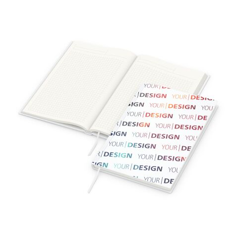 Notizbuch Note-Book RECYCLING Ecken spitz Papier-Hardcover individuell bedruckt 4C-Quality | recyceltes Papier matt | Winkelkaro