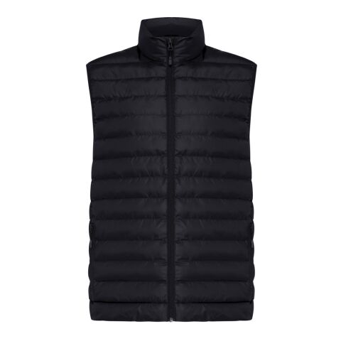 IQONIQ Meru Herren Bodywarmer aus recyceltem Polyester schwarz | S | ohne Werbeanbringung | Nicht verfügbar | Nicht verfügbar | Nicht verfügbar