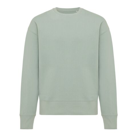 Iqoniq Kruger Relax-Rundhals-Sweater aus recycelt. Baumwolle Iceberg green | S | ohne Werbeanbringung | Nicht verfügbar | Nicht verfügbar | Nicht verfügbar