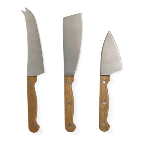 VINGA Käsemesser-Set Story of Cheese braun | ohne Werbeanbringung | Nicht verfügbar | Nicht verfügbar
