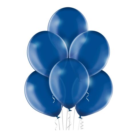 Kristallfarbener Luftballon blau | 90/100 cm | ohne Werbeanbringung | ohne Werbeanbringung