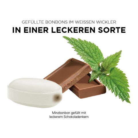 Schoko-Minz Bonbon gefüllt 4c Euroskala - Bonbon