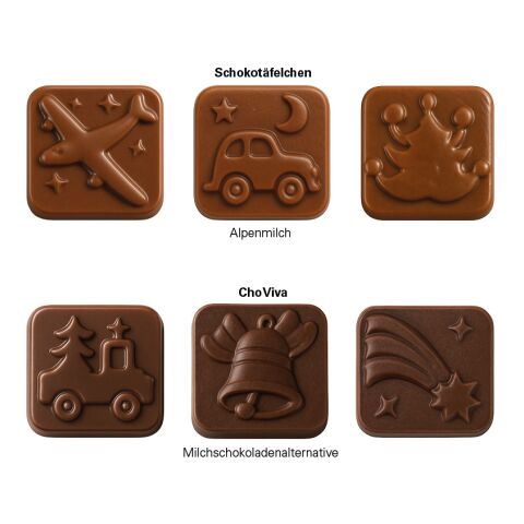 Classic Tisch Adventskalender ohne Werbeanbringung | 24 Täfelchen