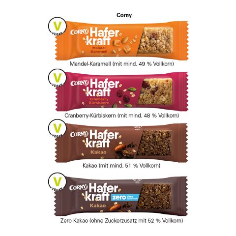 Corny Haferkraft Riegel ohne Werbeanbringung | Cranberry-Kürbiskern
