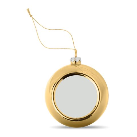 Weihnachtskugel Sublimation gold | ohne Werbeanbringung | Nicht verfügbar | Nicht verfügbar | Nicht verfügbar