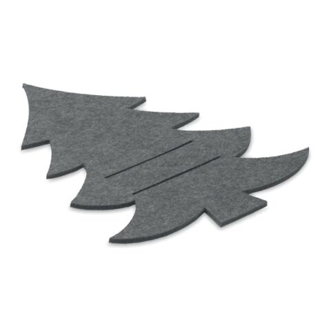 Besteckhalter-Set RPET-Filz grau | ohne Werbeanbringung | Nicht verfügbar | Nicht verfügbar | Nicht verfügbar