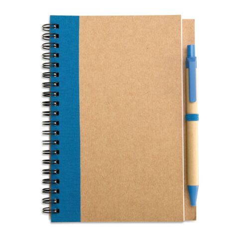 Recycelter Notizblock mit 70 Seiten recyceltes Blankopapier blau | ohne Werbeanbringung | Nicht verfügbar | Nicht verfügbar | Nicht verfügbar