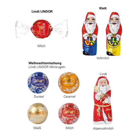 Klappbox S Weihnachten ohne Werbeanbringung | Klett Weihnachtsmann