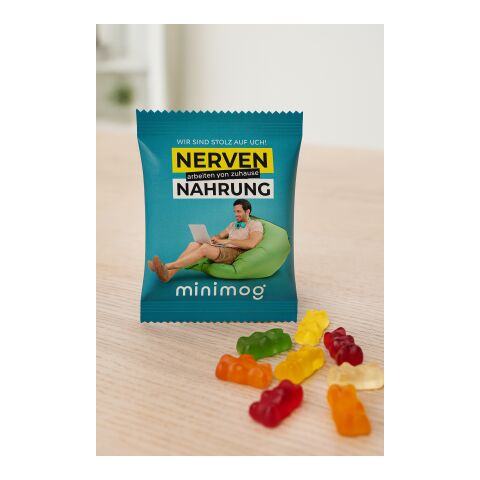 Gummibärchen im Werbetütchen transparent | 10 g | ohne Werbeanbringung | kompostierbare Folie