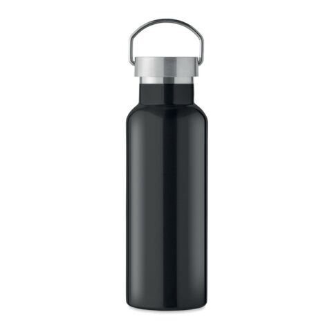 Doppelwandige Flasche 500 ml im Kannenlook schwarz | ohne Werbeanbringung | Nicht verfügbar | Nicht verfügbar | Nicht verfügbar