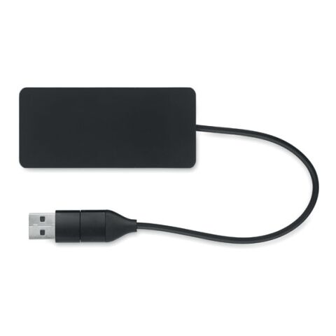 3 Port USB Hub schwarz | ohne Werbeanbringung | Nicht verfügbar | Nicht verfügbar