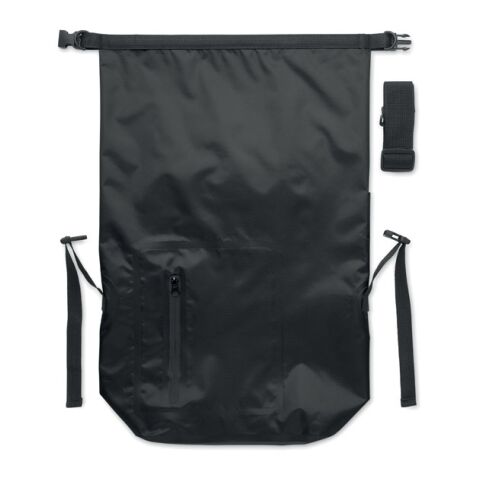 Rolltop-Tasche RPET schwarz | ohne Werbeanbringung | Nicht verfügbar | Nicht verfügbar | Nicht verfügbar