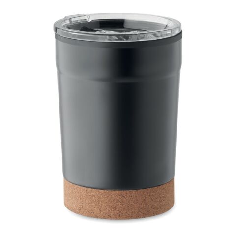 Doppelwandiger Becher 300ml schwarz | ohne Werbeanbringung | Nicht verfügbar | Nicht verfügbar | Nicht verfügbar