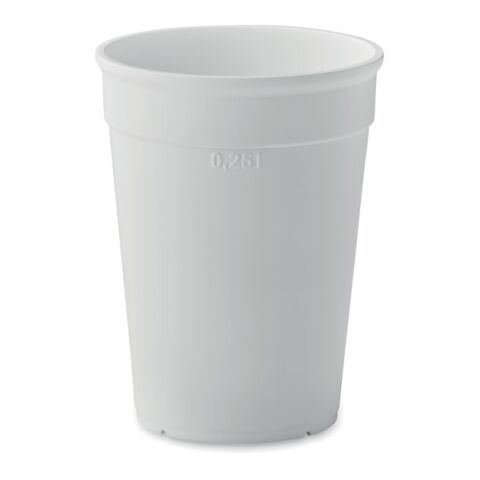 Recycelter PP-Becher 250 ml transparent | ohne Werbeanbringung | Nicht verfügbar | Nicht verfügbar