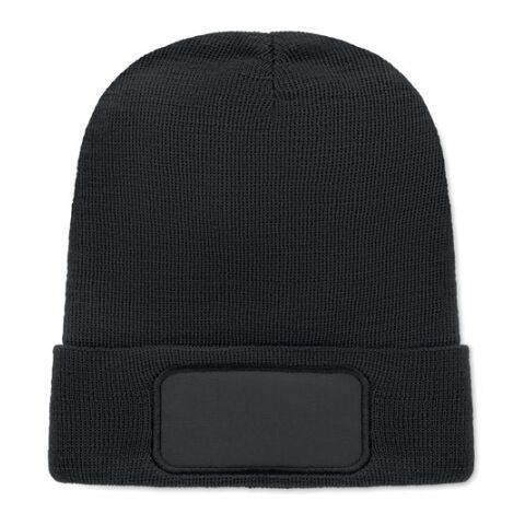 Beanie RPET-Polyester schwarz | ohne Werbeanbringung | Nicht verfügbar | Nicht verfügbar | Nicht verfügbar