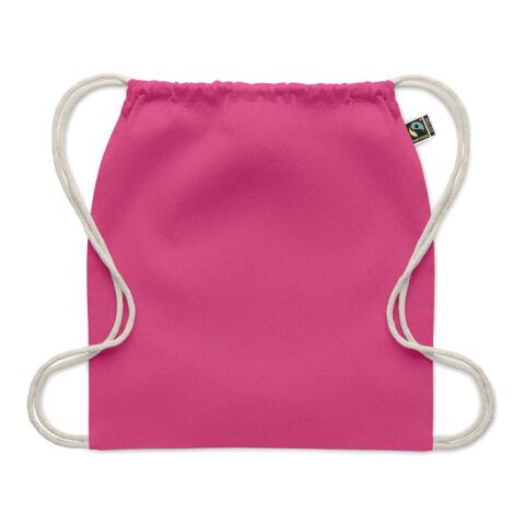 Kordelzugbeutel Fairtrade 180g fuchsia