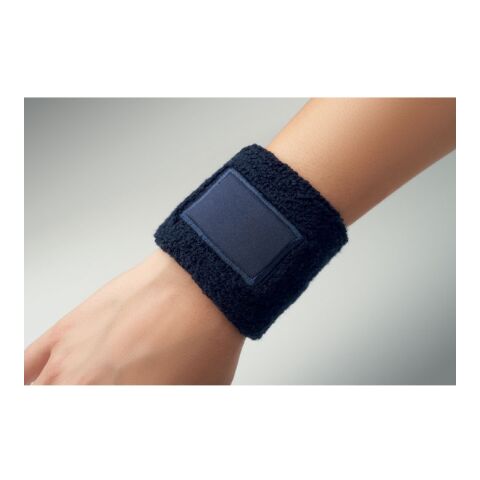 Schweißarmband Polycotton marineblau | ohne Werbeanbringung | Nicht verfügbar | Nicht verfügbar | Nicht verfügbar
