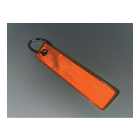 Reflekt. Schlüsselanhänger PVC neonorange | ohne Werbeanbringung | Nicht verfügbar | Nicht verfügbar