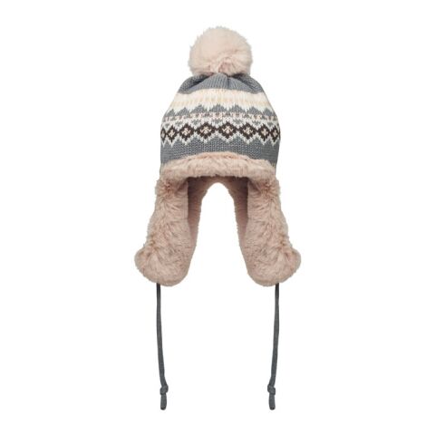Gestrickte Ohrenmütze grau | ohne Werbeanbringung | Nicht verfügbar | Nicht verfügbar | Nicht verfügbar