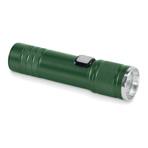 Wiederaufladbare Taschenlampe dunkelgrün
