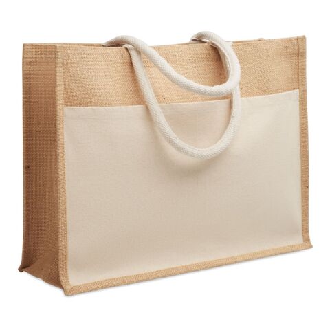 Einkaufstasche aus Jute beige | ohne Werbeanbringung | Nicht verfügbar | Nicht verfügbar | Nicht verfügbar