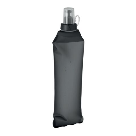 Faltbare Wasserflasche 500ml schwarz