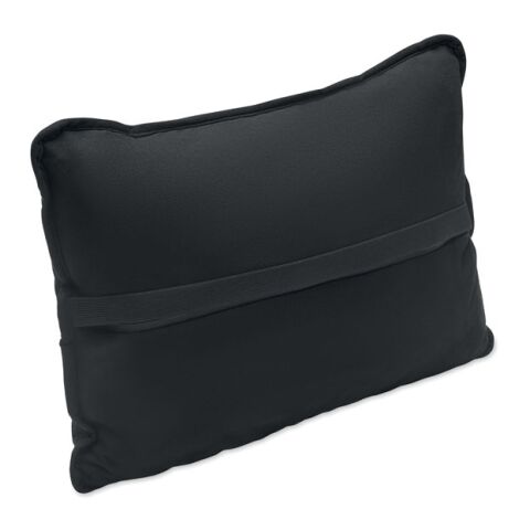 Kissen aus Wildleder-Imitat schwarz