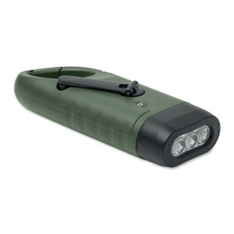 Solar-Dynamo-Taschenlampe dunkelgrün