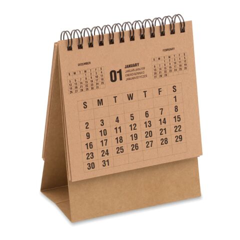4-Jahres-Tischkalender beige | ohne Werbeanbringung | Nicht verfügbar | Nicht verfügbar | Nicht verfügbar