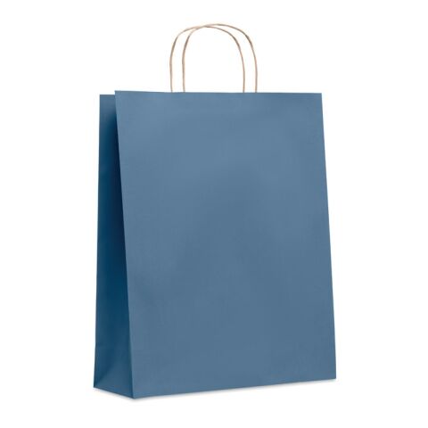 Papiertüte, groß 90 g/m² blau | ohne Werbeanbringung | Nicht verfügbar | Nicht verfügbar | Nicht verfügbar